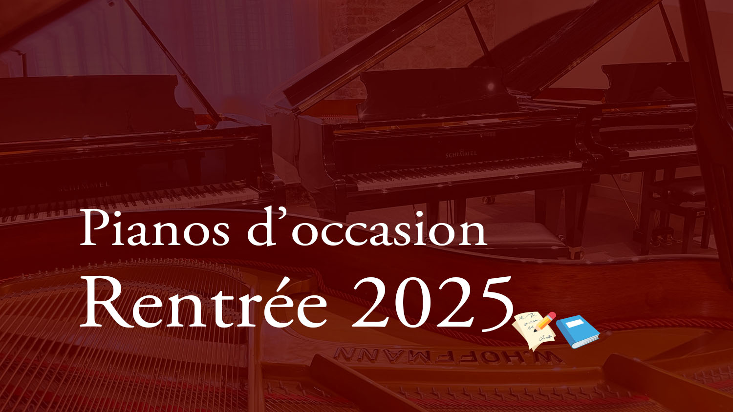 Pianos d’occasion : les nouveautés !